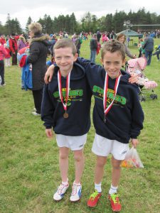 Cathal Farrell and Brendan Finnane Connaught Primary Schools Medalists