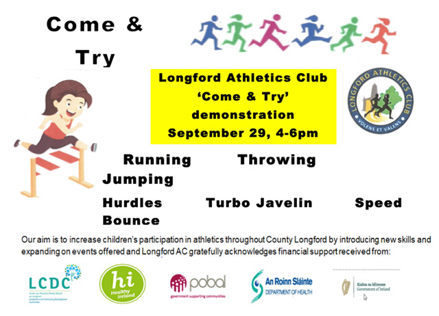 come and try athletics