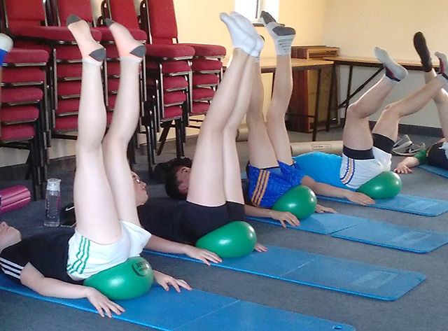 Pilates Instruction- new training initiative for competing teenage athletes